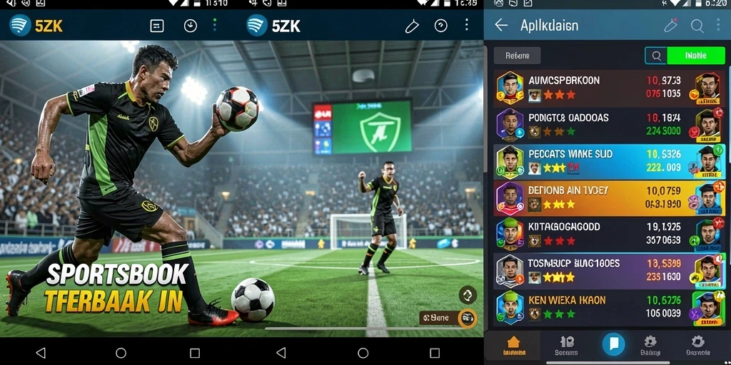Tampilan gameplay menarik dari 5ZK yang menampilkan berbagai opsi taruhan.