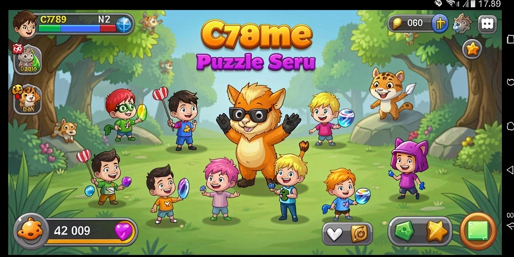 Tampilan gameplay C789 yang menarik dan menantang.