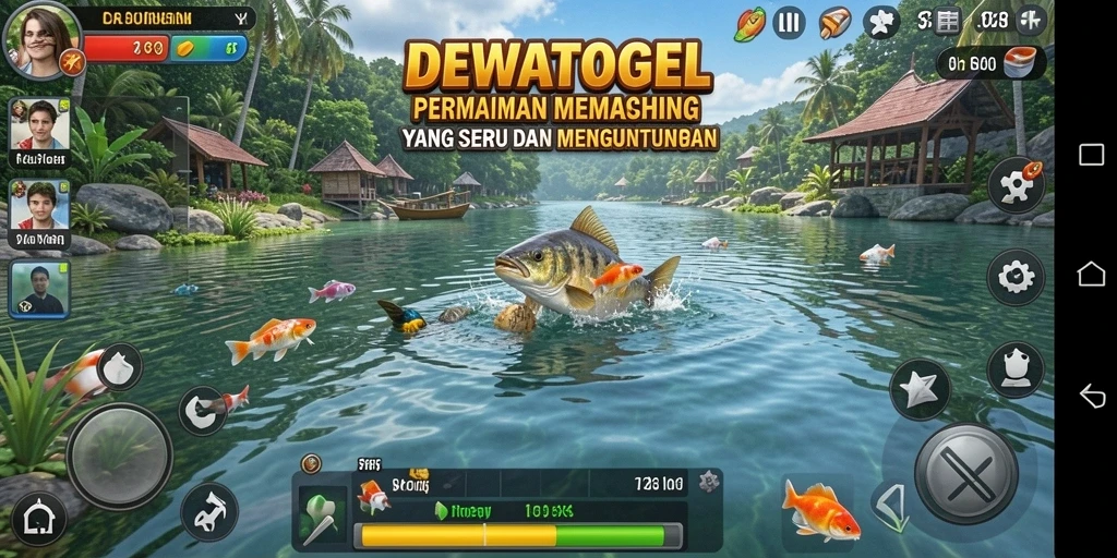 Tangkapan ikan yang mengesankan dalam game DEWATOGEL.