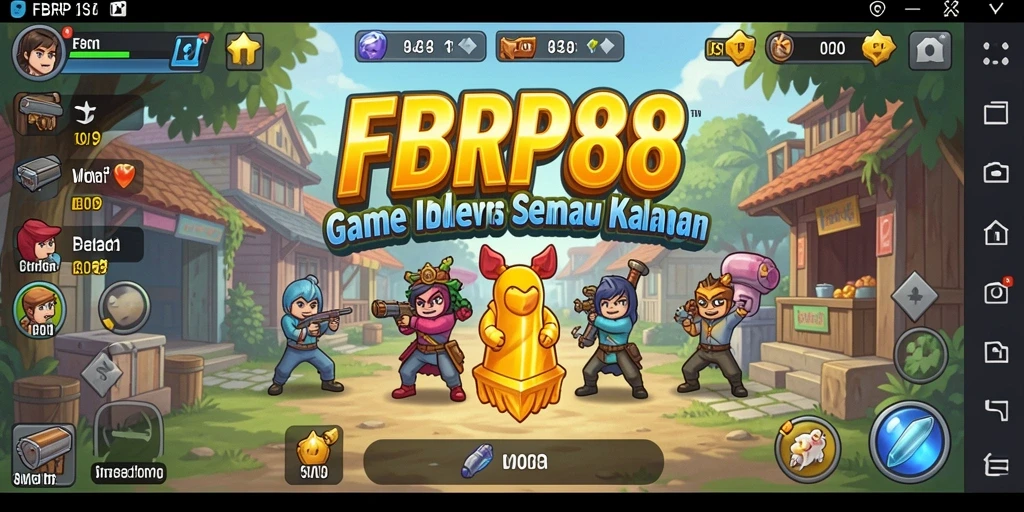 Tampilan grafis <strong>FBRP88</strong> yang memikat saat mengumpulkan sumber daya dalam permainan Idle.