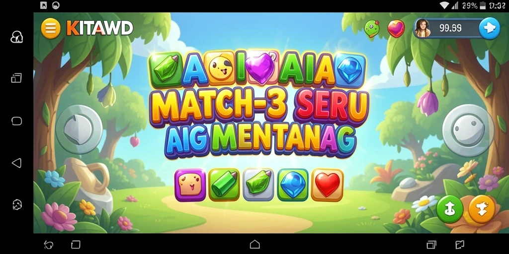 Tampilan gameplay <strong>KITAWD</strong> yang seru dan penuh warna.