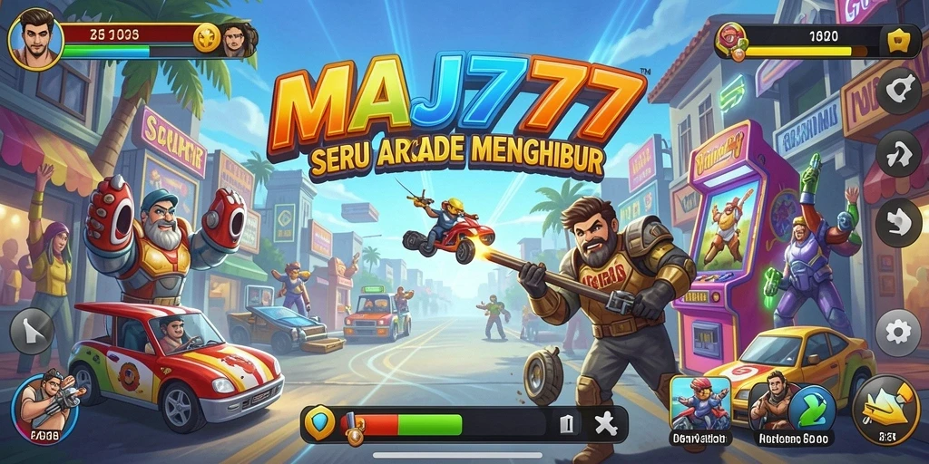 Tampilan menarik dari gameplay MAJ777 pada genre Arcade.