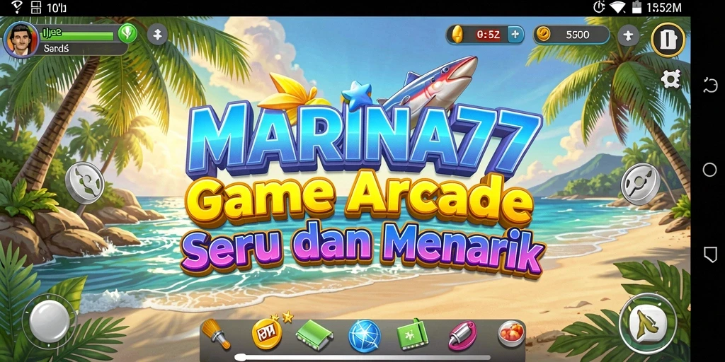 Screenshot dari gameplay <strong>MARINA77</strong> yang menunjukkan aksi seru di level yang menantang.