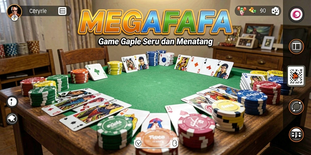 Tampilan gameplay seru dan interaktif di MEGAFAFA.