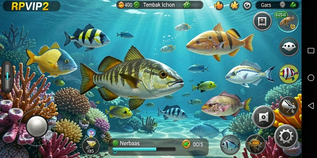 Tampilan gameplay RPVIP2 yang menarik dan penuh warna.