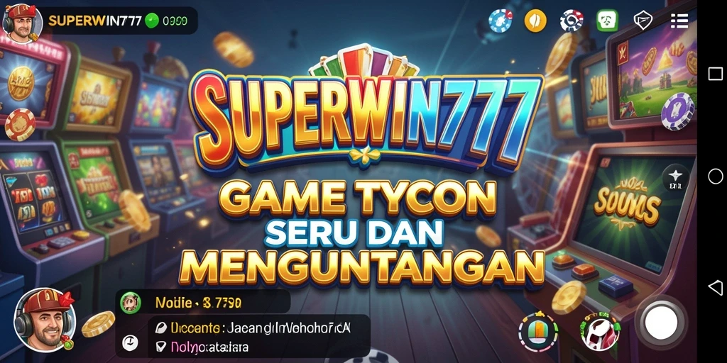 Screenshot utama <strong>SUPERWIN777</strong> menampilkan keseruan permainan Tycoon yang kompetitif.